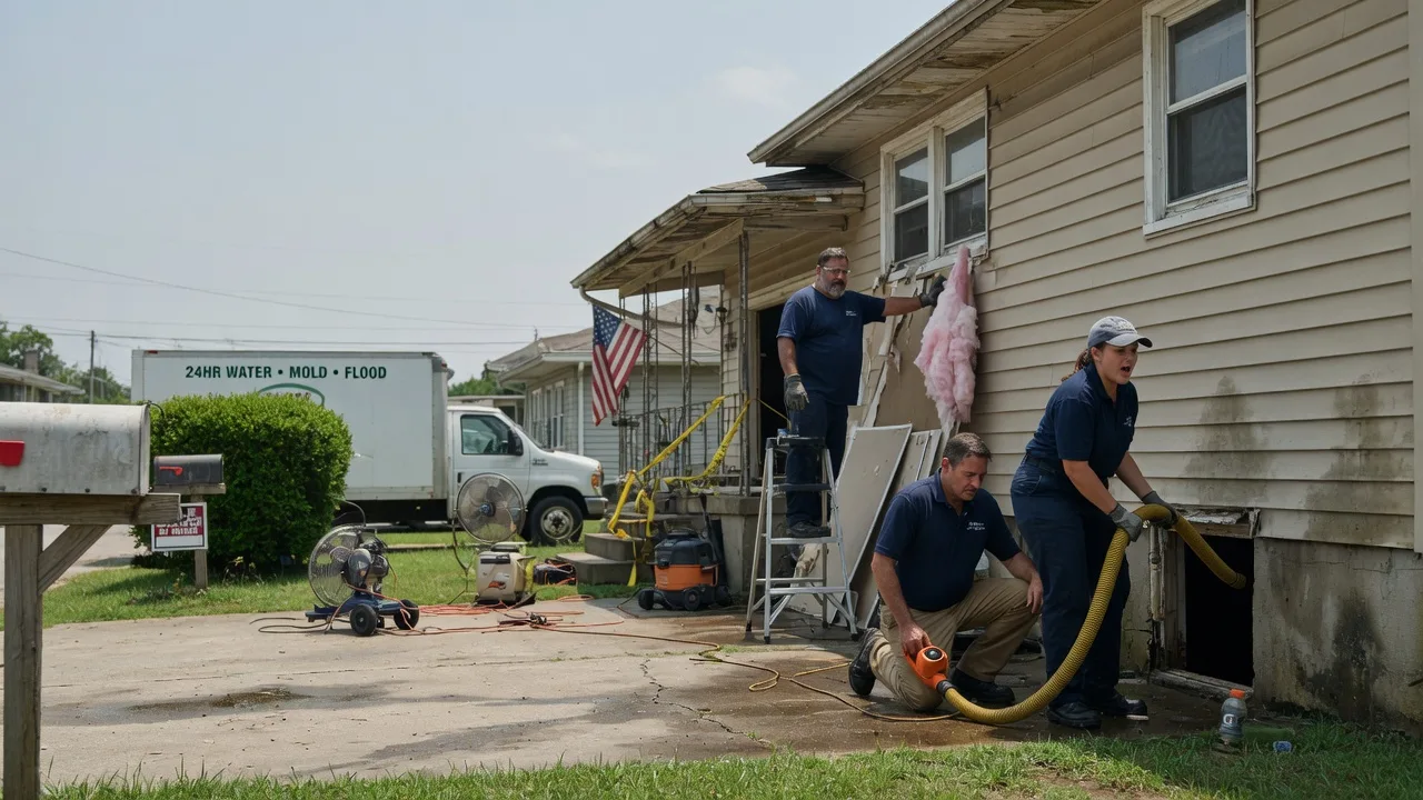 Water Damage Repair in Lewisville, IN near me